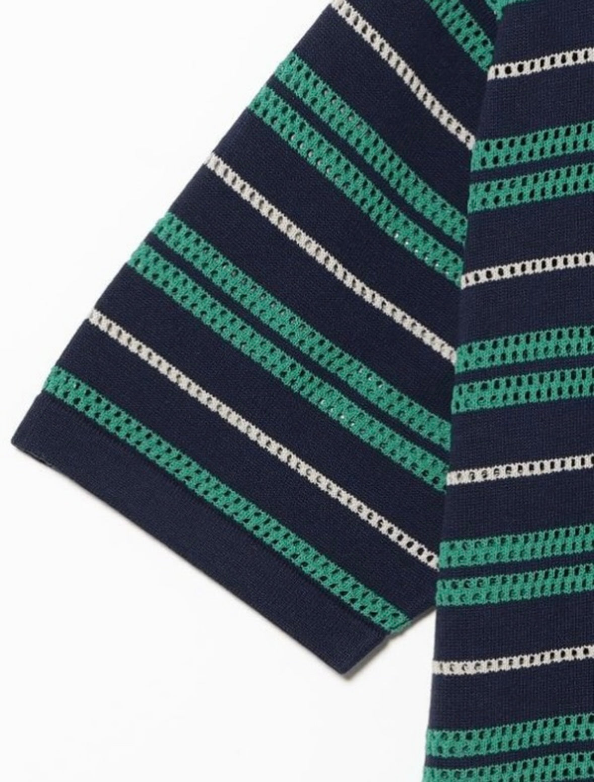 BEAMS
12 Gauge Border Polo Shirt