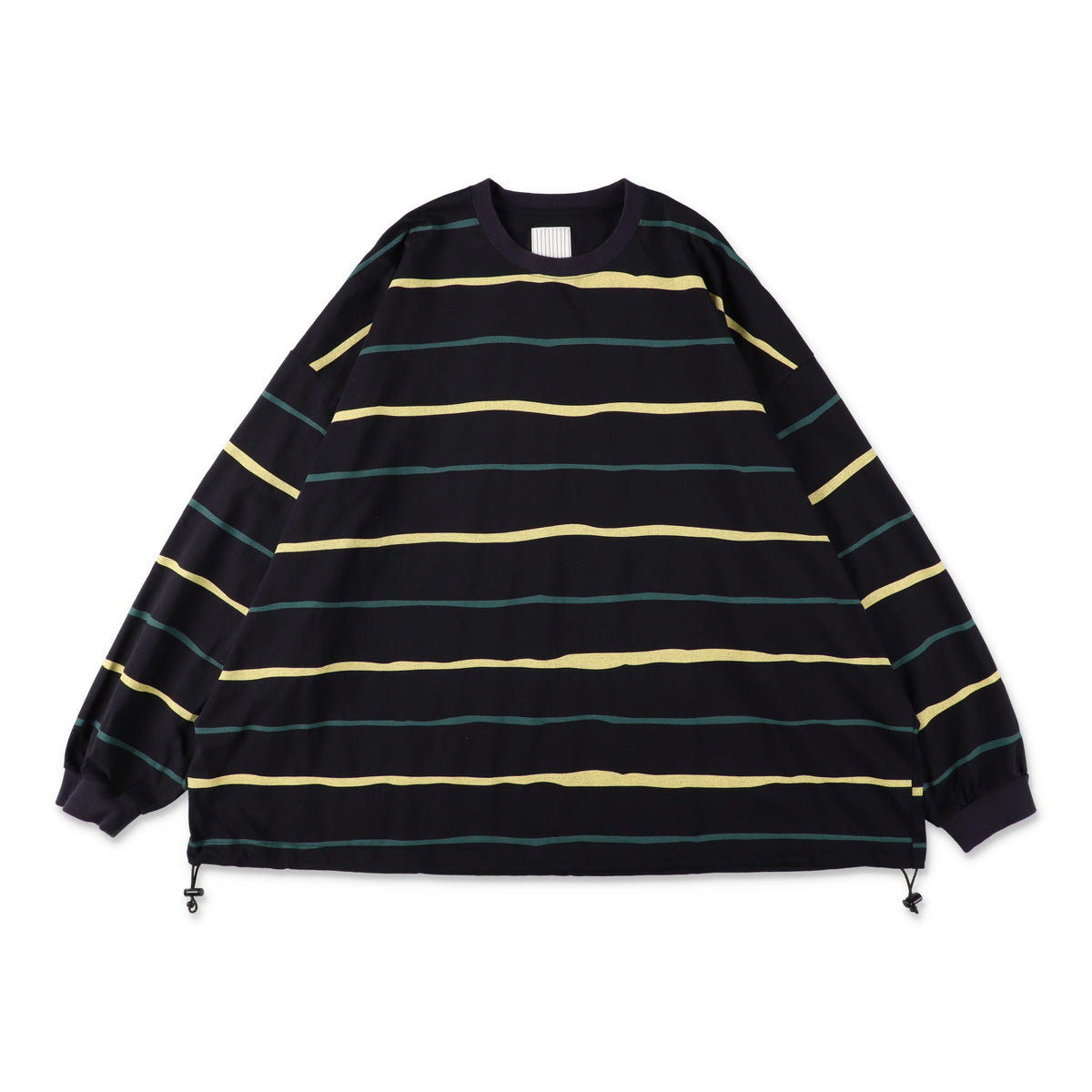S.F.C SUPER BIG STRIPE LS TEE (W/DRAWSTRINGS)