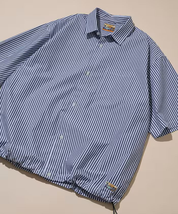 【FREAK'S STORE for BEACH & FES】 Typewriter Spindle Regular Collar S/S Shirt