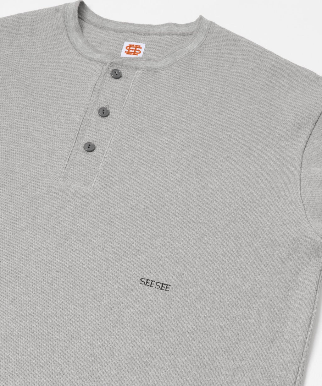 SEE SEE　THERMAL HENLY LS TEE