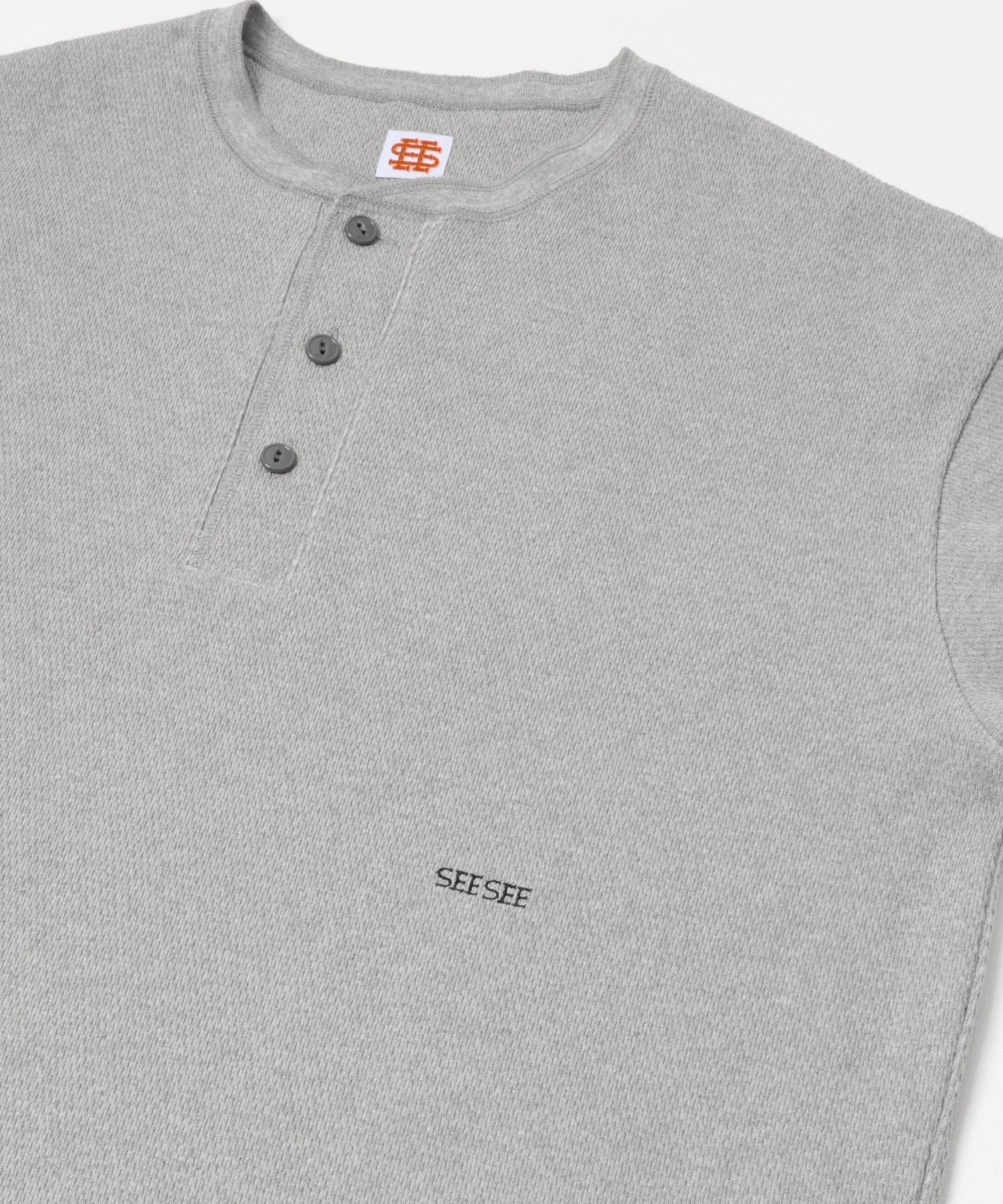 SEE SEE　THERMAL HENLY LS TEE