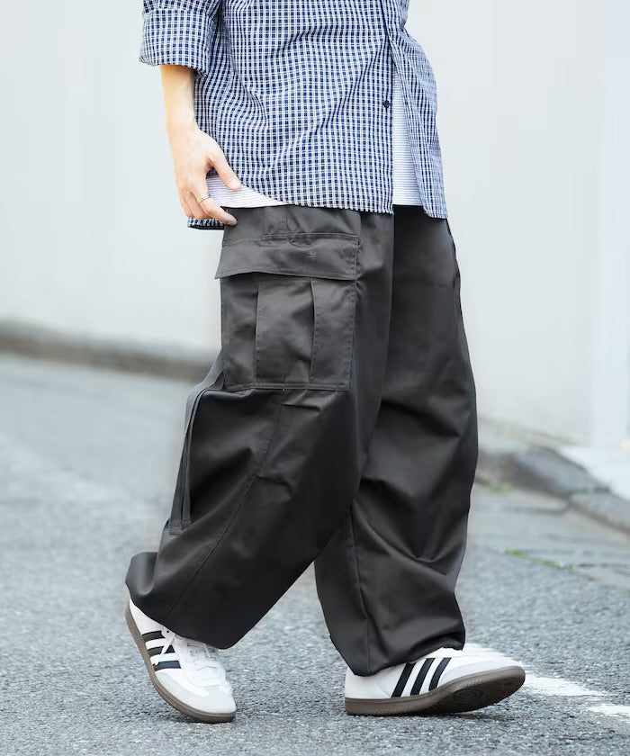 新款預訂 FREAK'S STOREWide silhouette vintage style cargo Pants [Limited products]