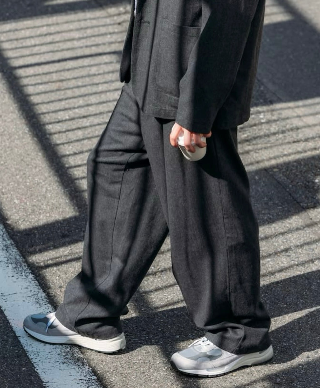 FREAK'S STORE
Relaxed Fit Woolly Jacket and Pants Setup Tailored jacket