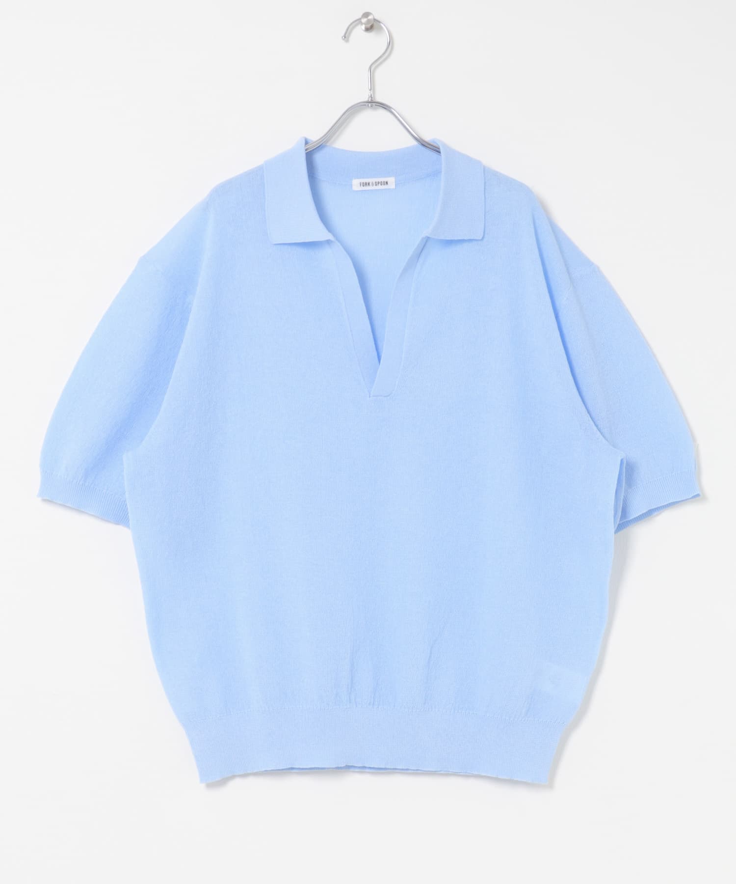 Urban Research FORK&SPOON Linen Blend Skipper Knit