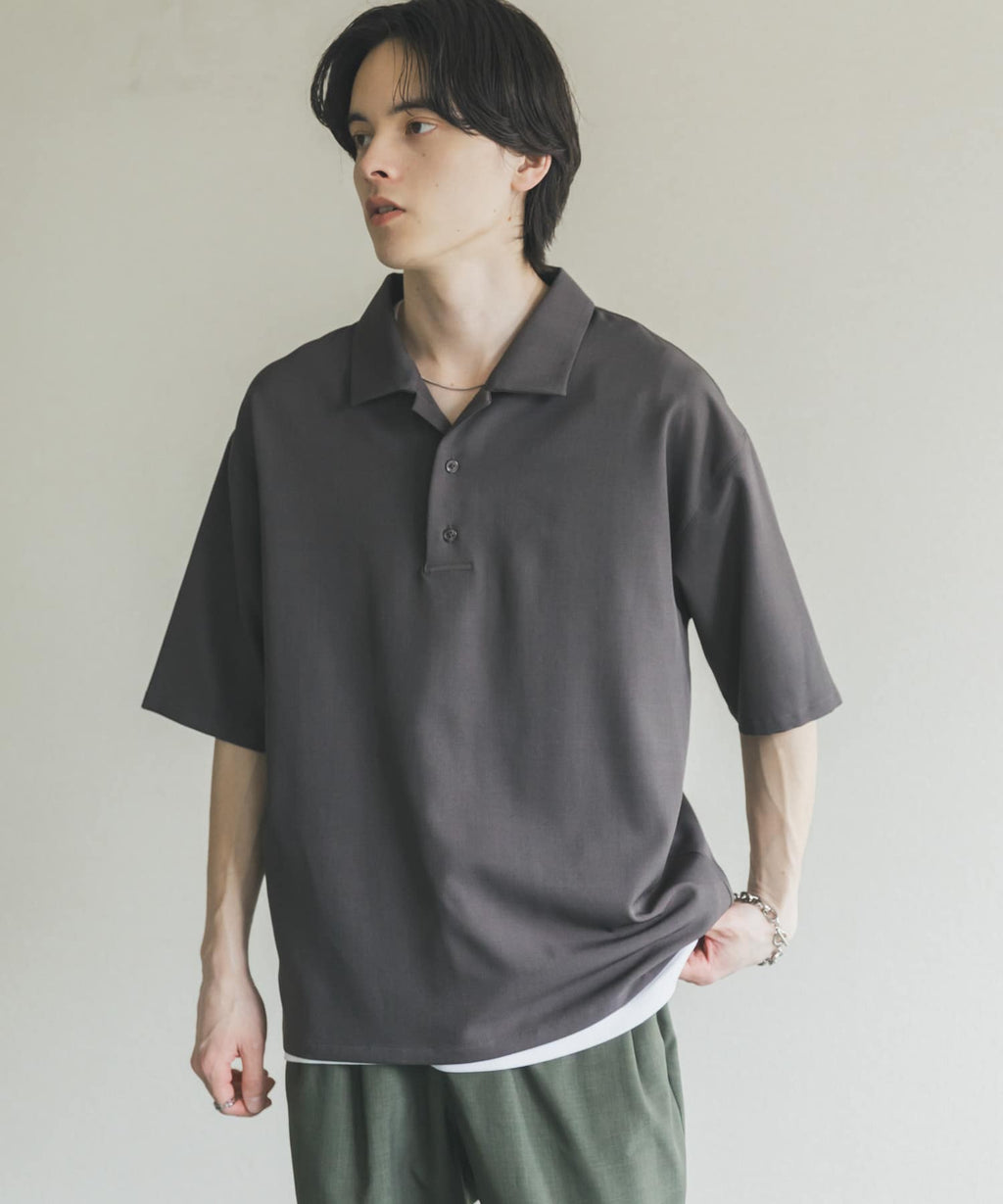 Urban Research SENSE OF PLACE
High Twist Pullover Short Sleeve Shirt
