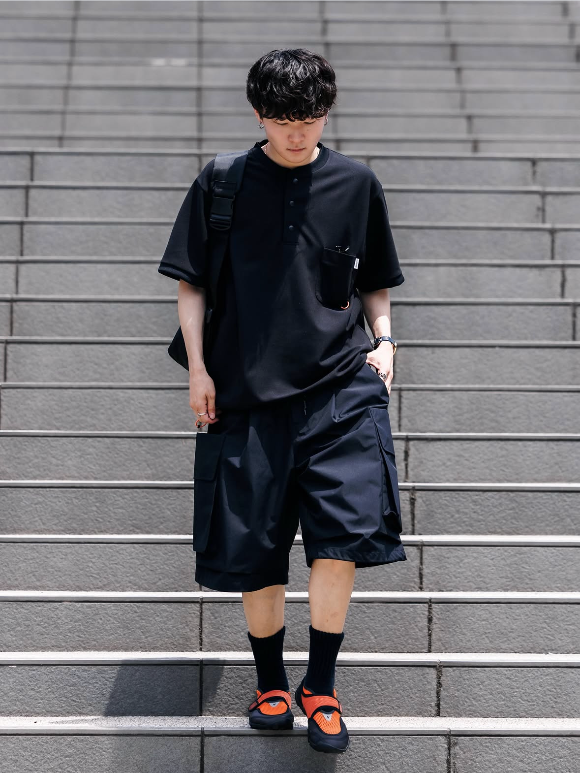 預訂 CLESSTE
【8.12 WED 20:00- IN STOCK】ACTIVE CITY HENLEY NECK S/S T-SHIRT