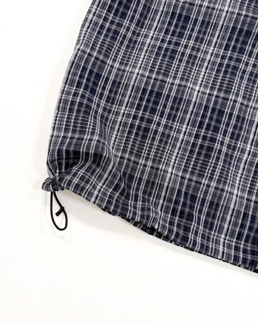 BONBON BLUETOWN TOKOY 
Half Zip Check Shirt