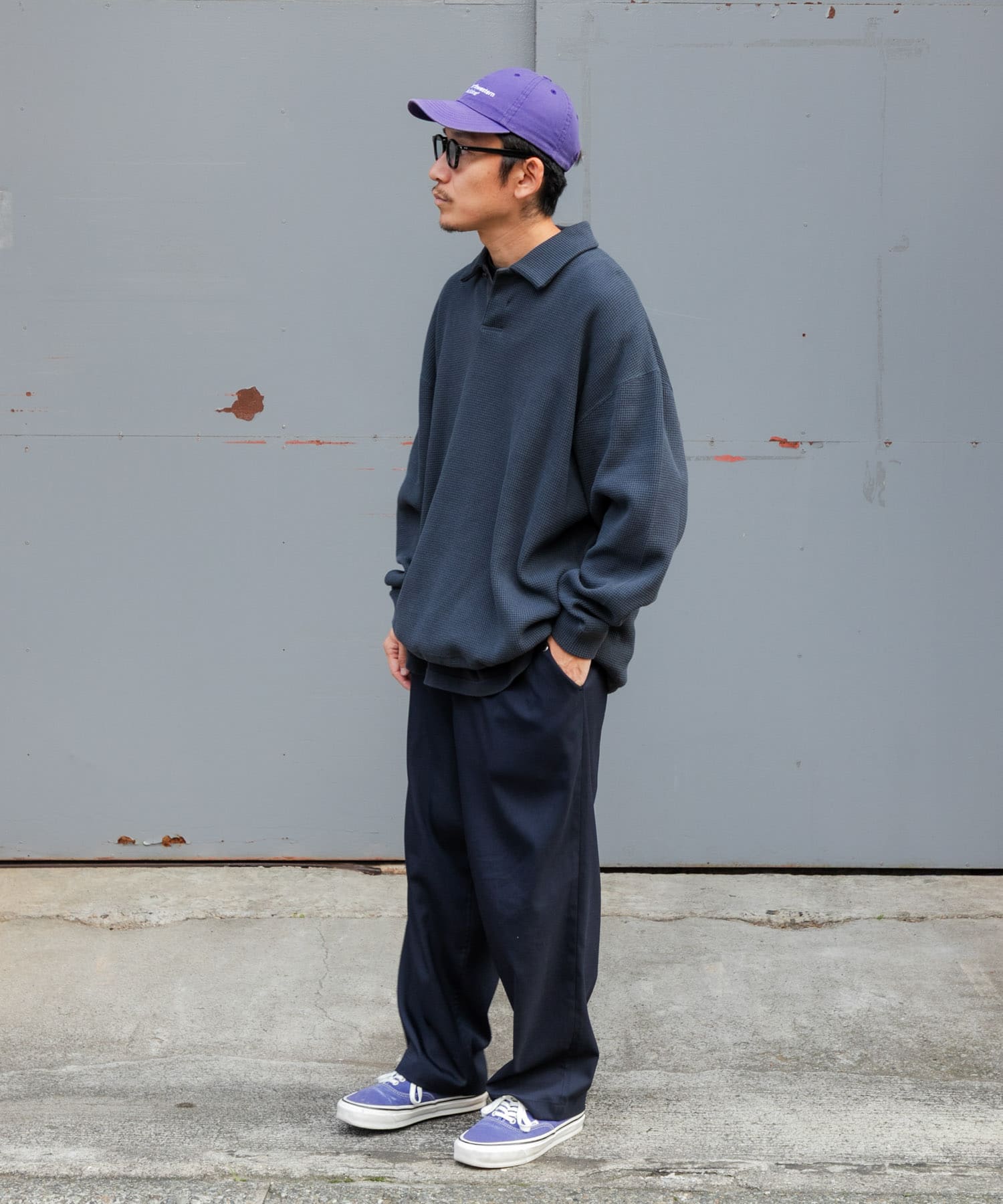 『UR TECH』Wide DAD TECH POLO PULLOVER