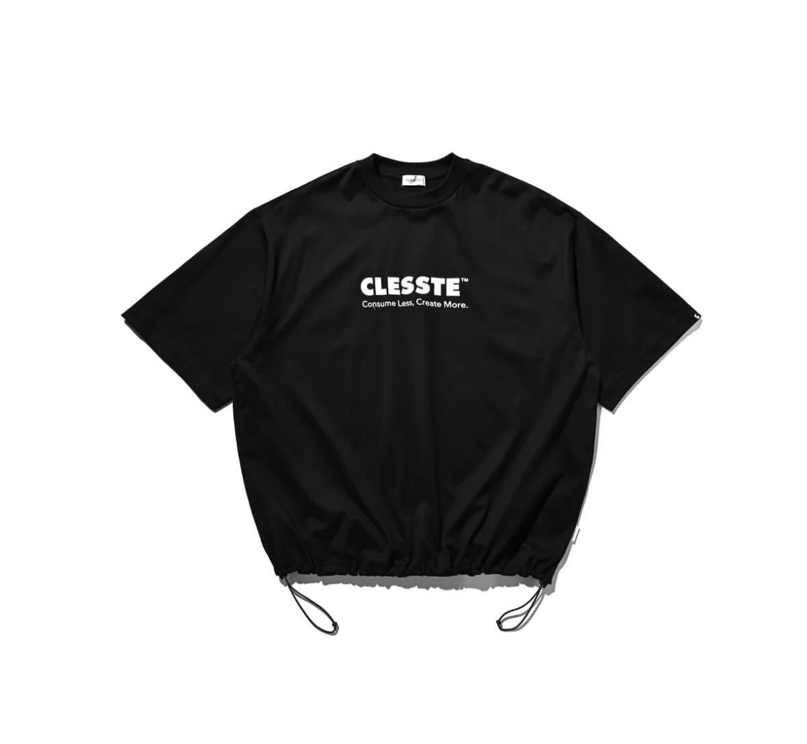 CLESSTE
LOGO PRINT MASSIVE T-SHIRT WITH DRAWSTRINGS B