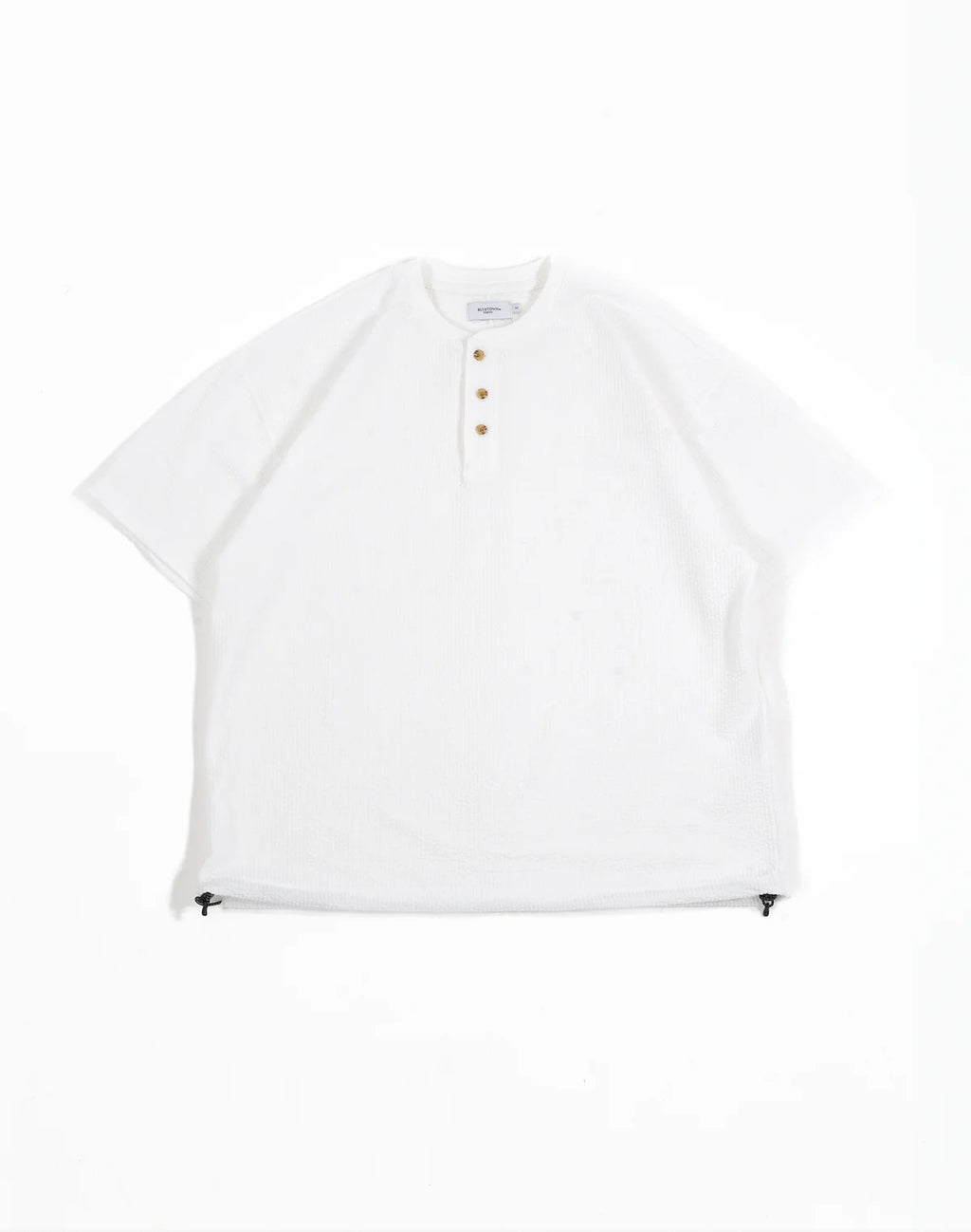 BONBON BLUETOWNTOKYO Sheer Soccer Henley Neck T