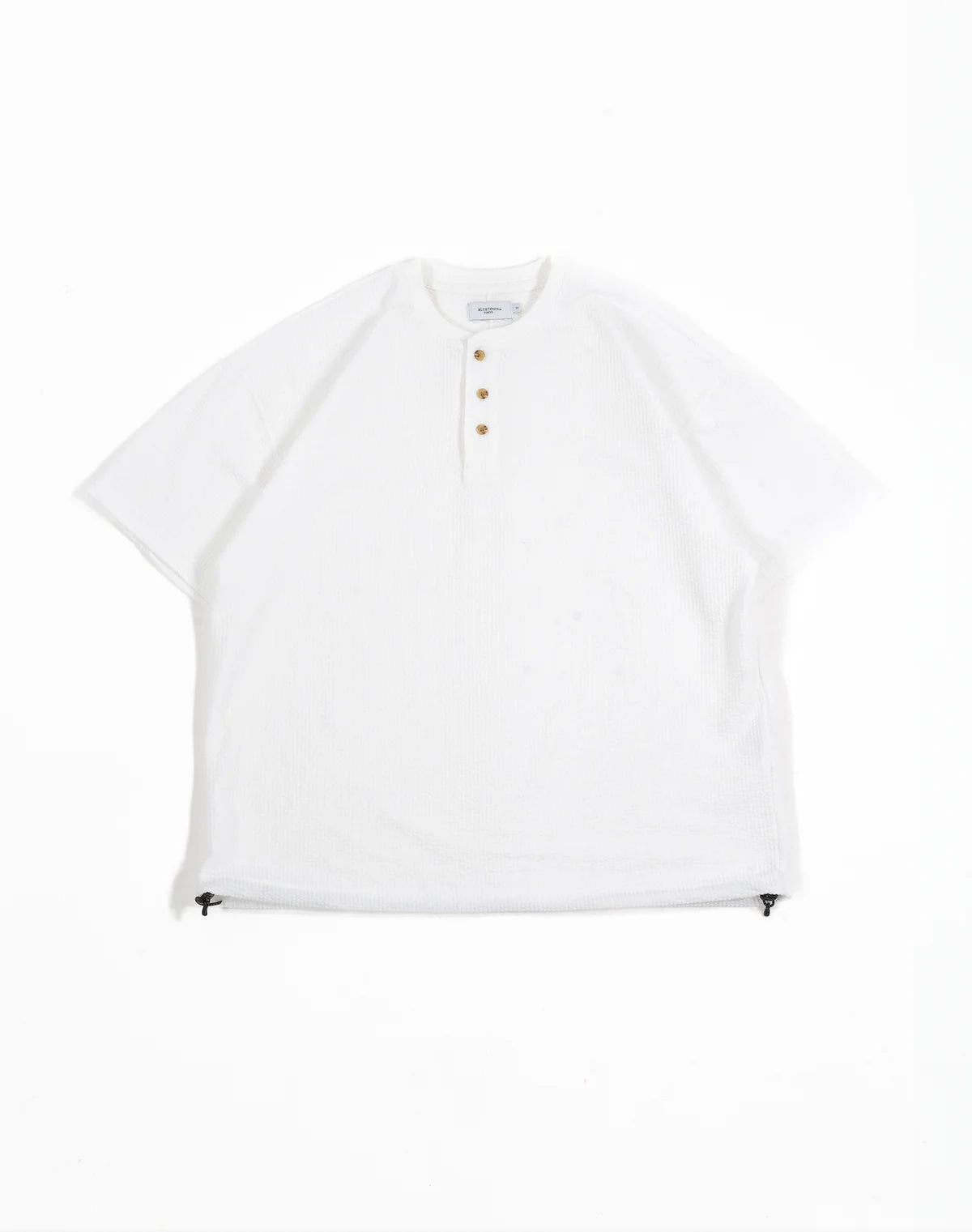 BONBON BLUETOWNTOKYO Sheer Soccer Henley Neck T
