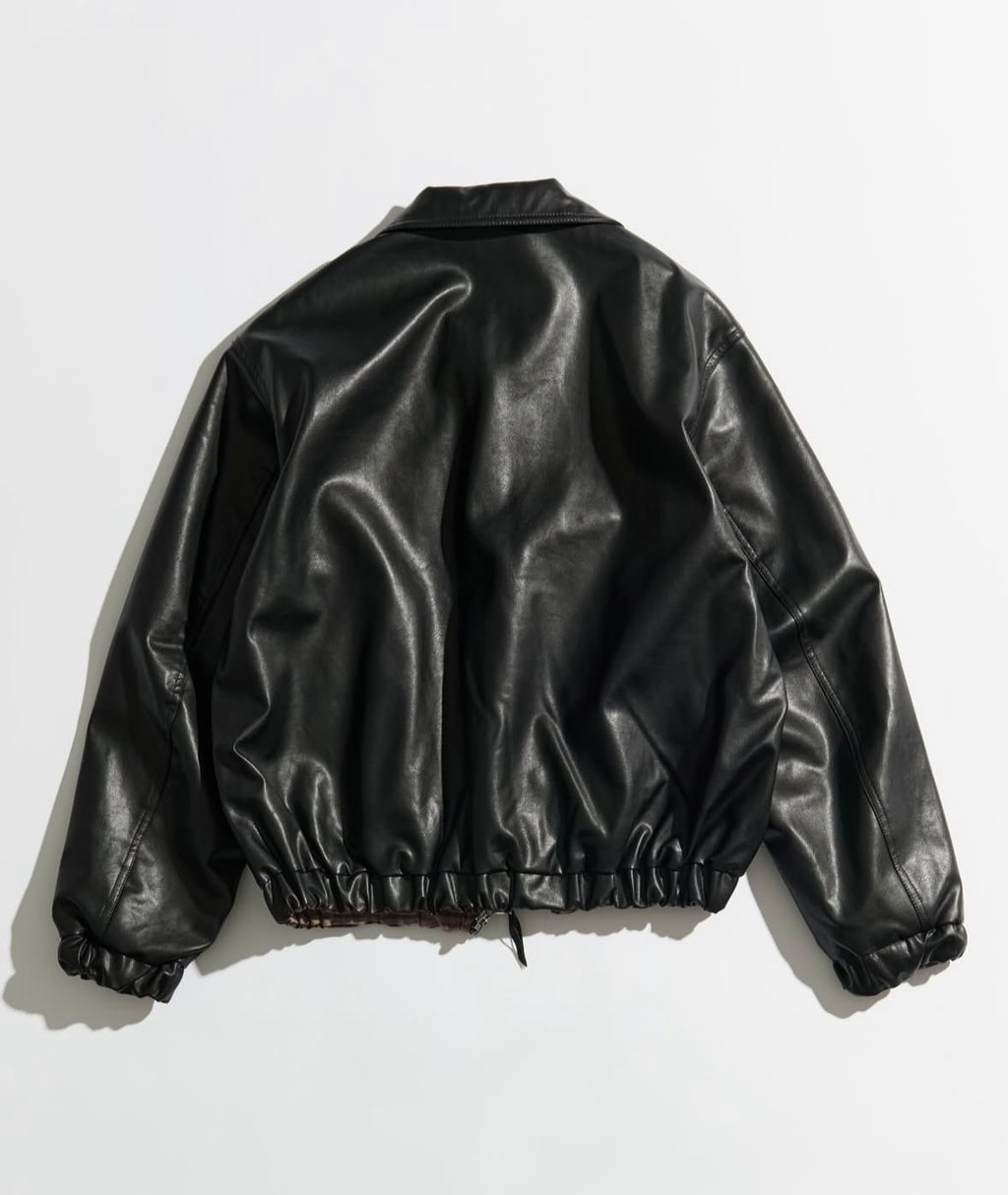 WETTEMPT REVERSIBLE CHECK SYNTHETIC BLOUSON