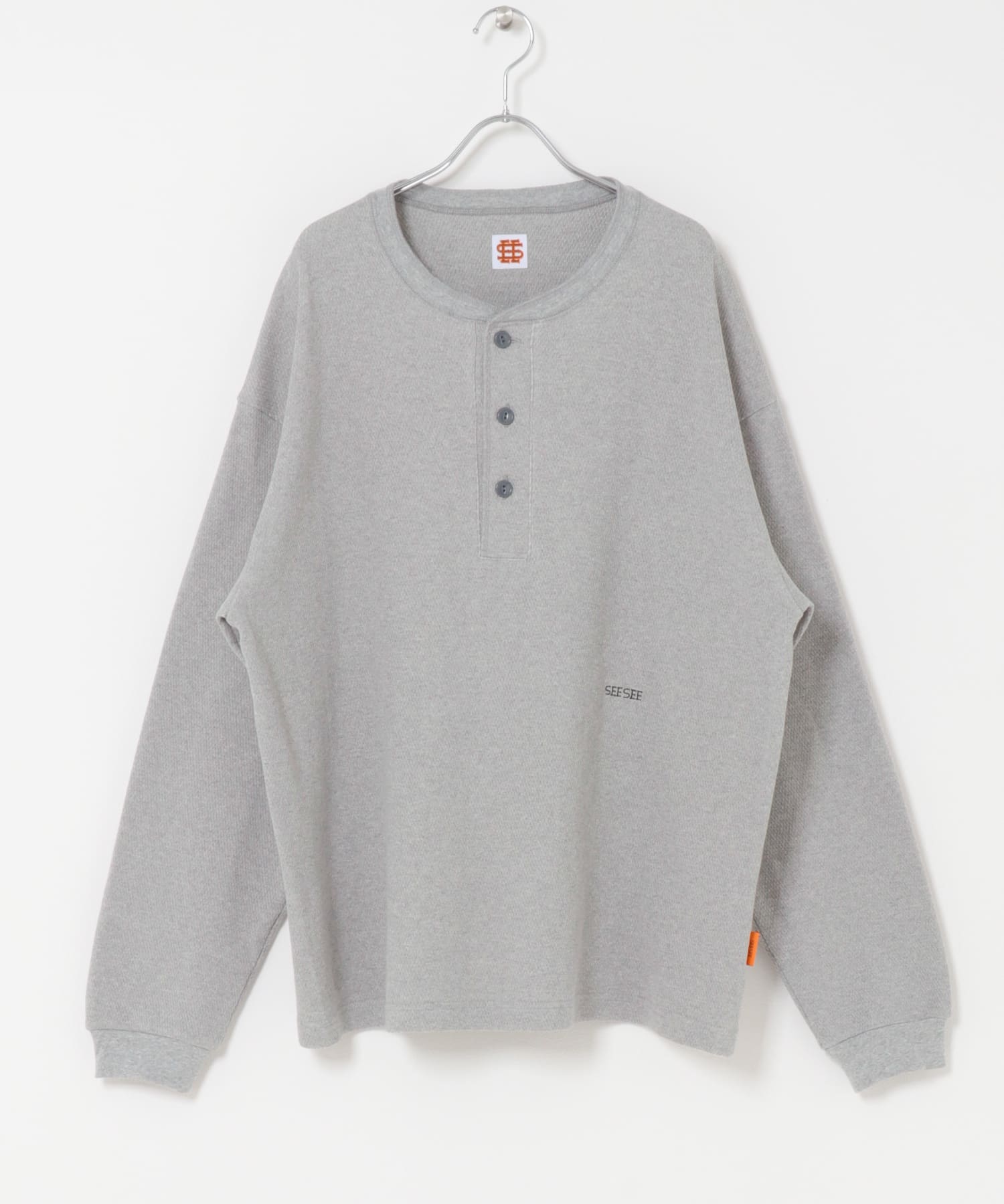 SEE SEE　THERMAL HENLY LS TEE