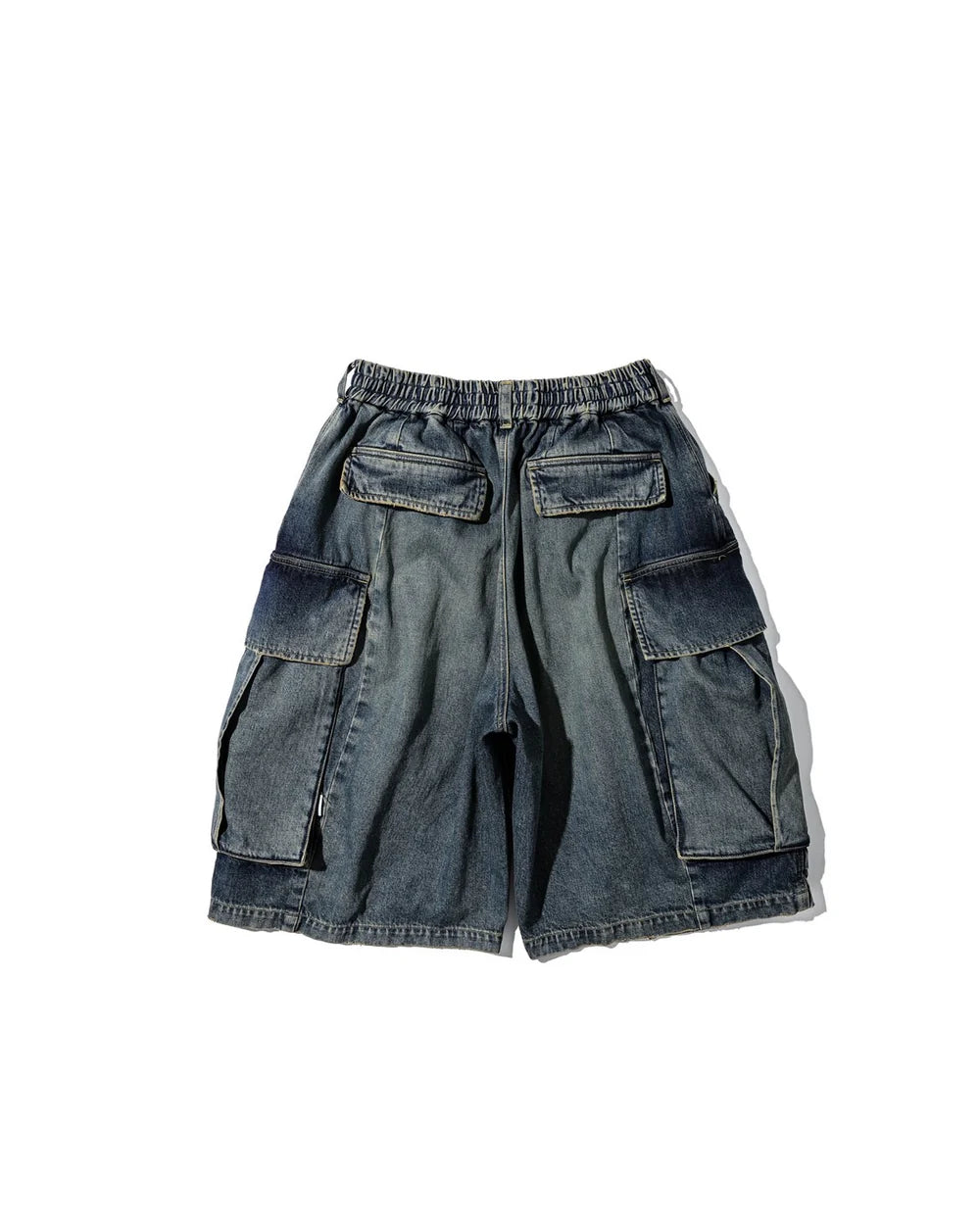 CLESSTE
VINTAGE DYED SELVEDGE DENIM CITY MEGA POCKET BALLOON CARGO HALF PANTS