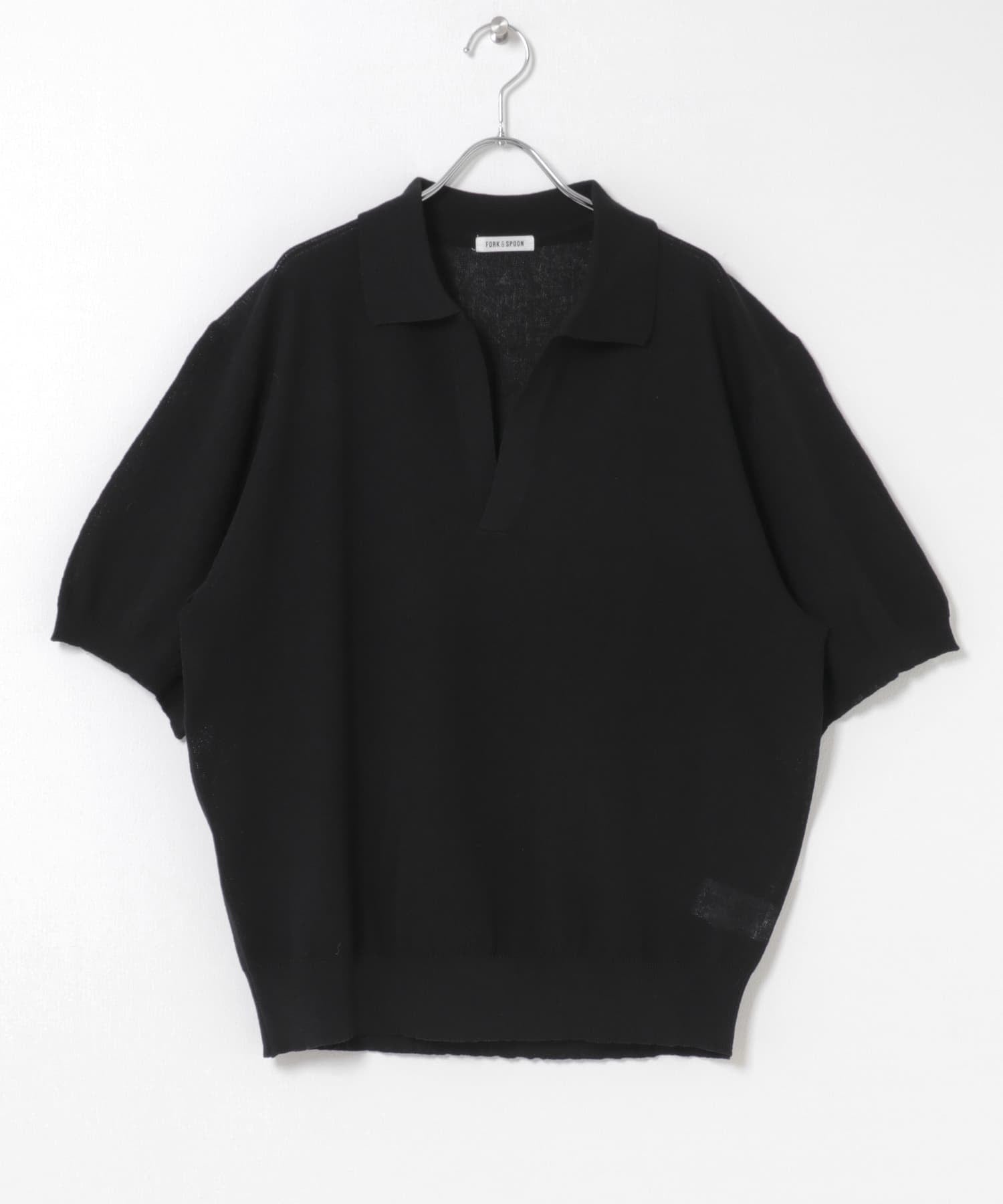 Urban Research FORK&SPOON Linen Blend Skipper Knit