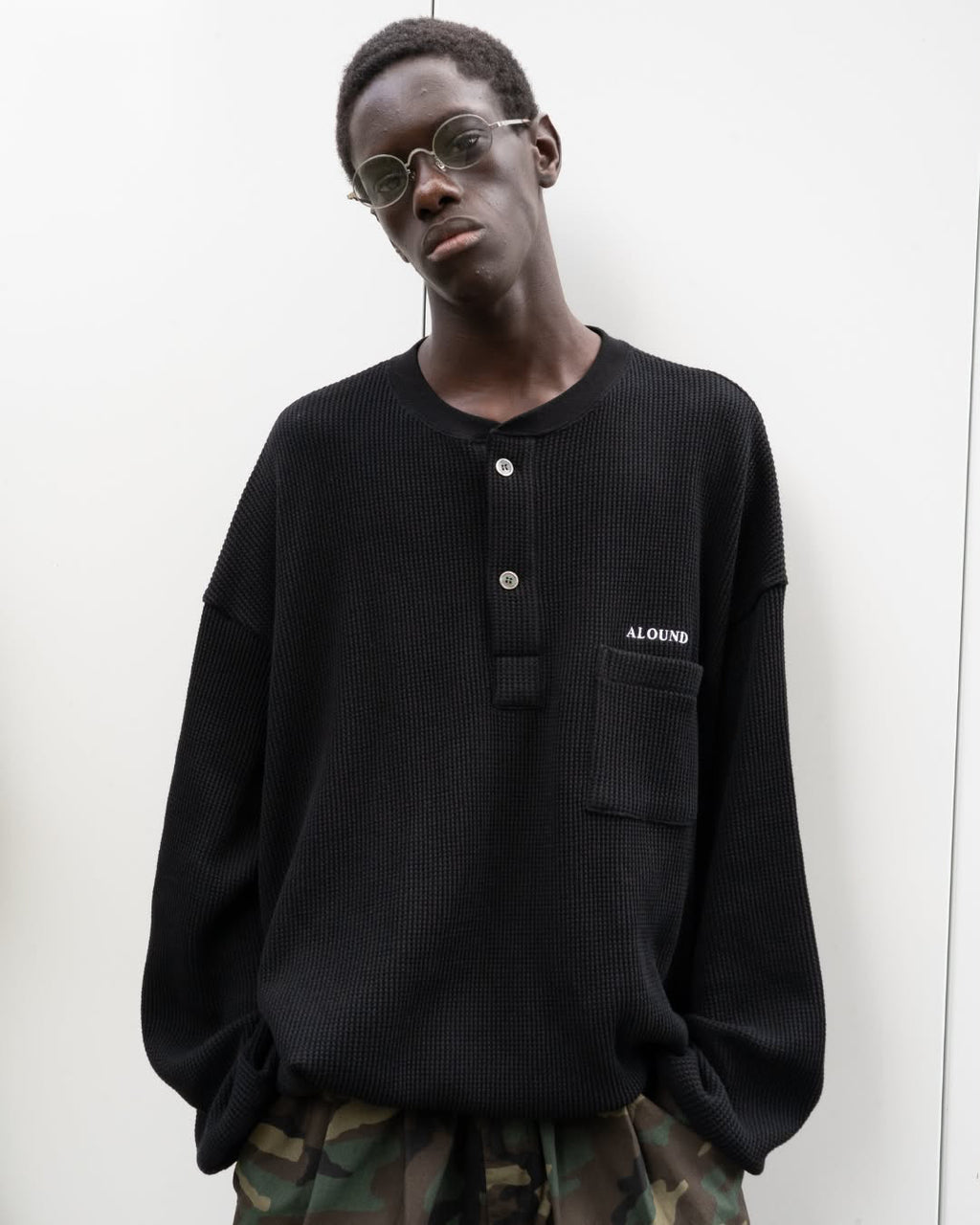 ⚫︎ ALOUND WAFFLE HENLEY