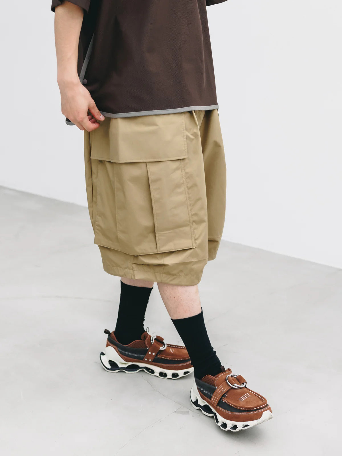 CLESSTE
+PHENIX WINDSTOPPER® BY GORE-TEX LABS CITY MEGA POCKET BALLOON CARGO HALF PANTS