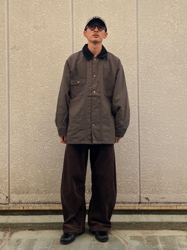 FREAK‘S STORE
Oversized Corduroy Duck Coverall Jacket [Limited products]