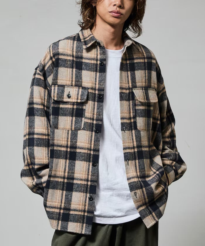 FREAK‘S STORE
Relax Fit Heavy Flannel Check Shirt