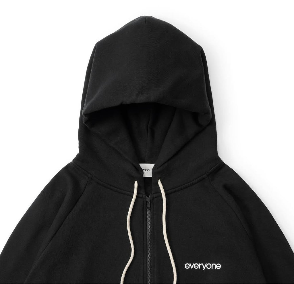everyone original logo zip up hoodie