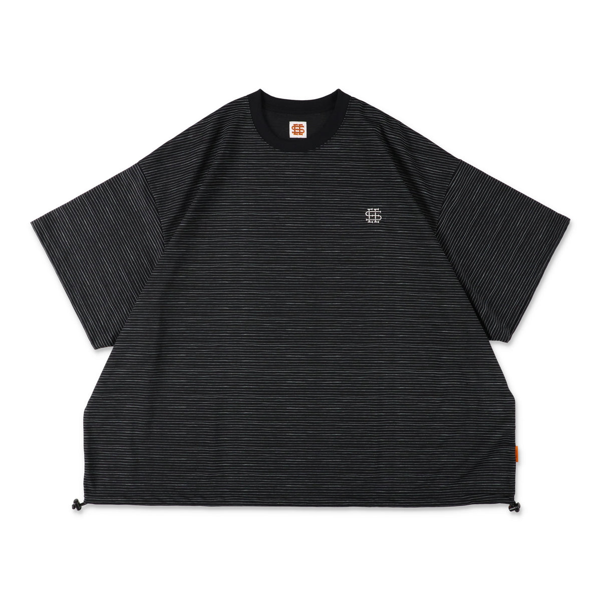 SEE SEE SUPER BIG BORDER SS W/DRAWSTRINGS TEE