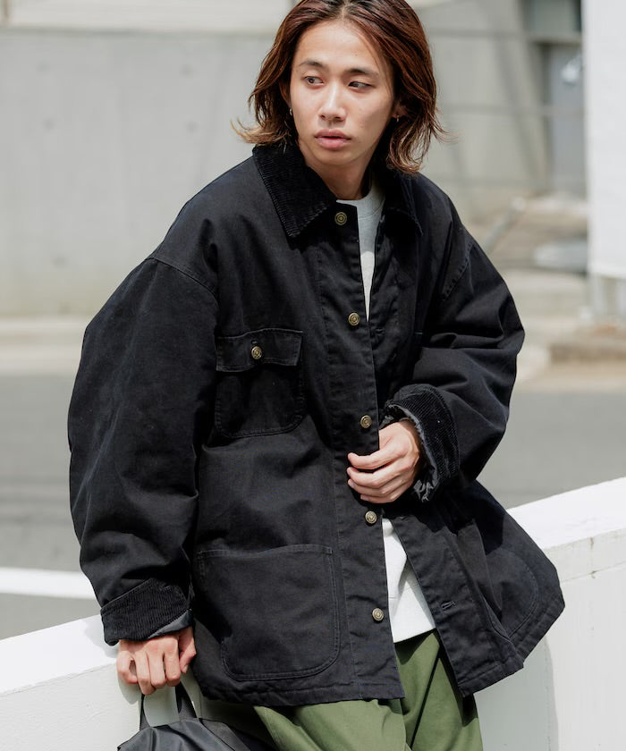 FREAK‘S STORE
Oversized Corduroy Duck Coverall Jacket [Limited products]