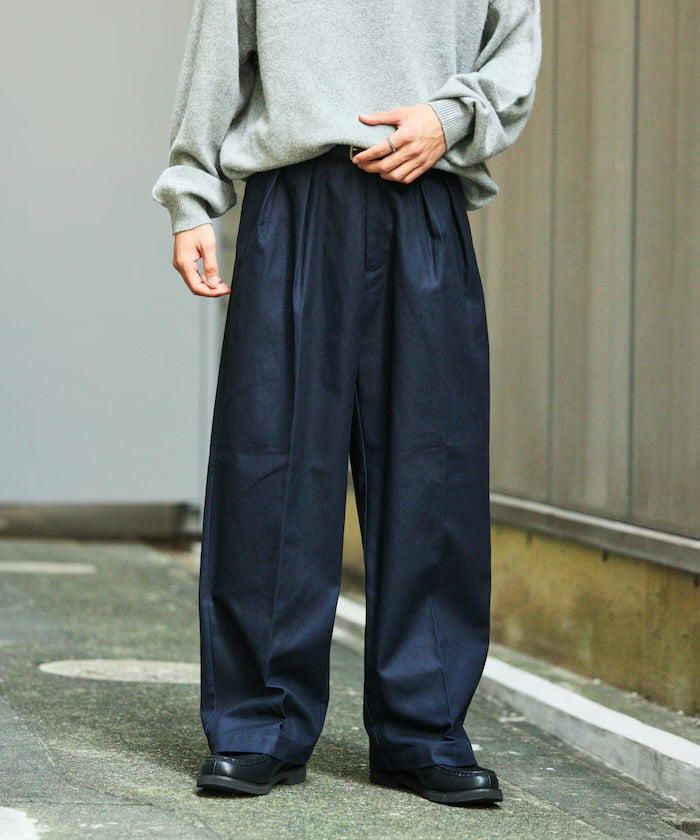 FREAK'S STORE
2-pleat wide straight Slacks