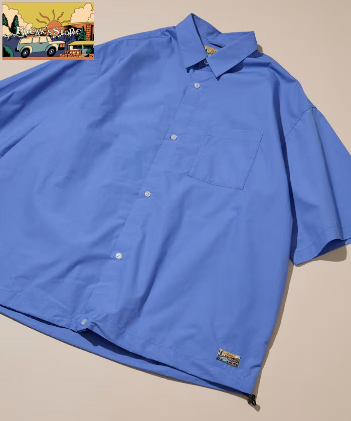 【FREAK'S STORE for BEACH & FES】 Typewriter Spindle Regular Collar S/S Shirt