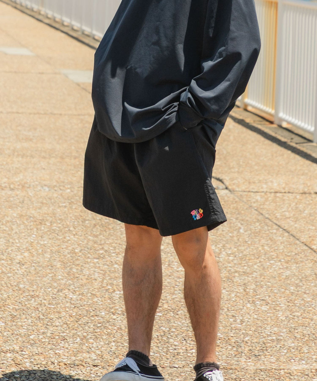 Wide Dad　GRAPHIC SHORTS WITH HATCH