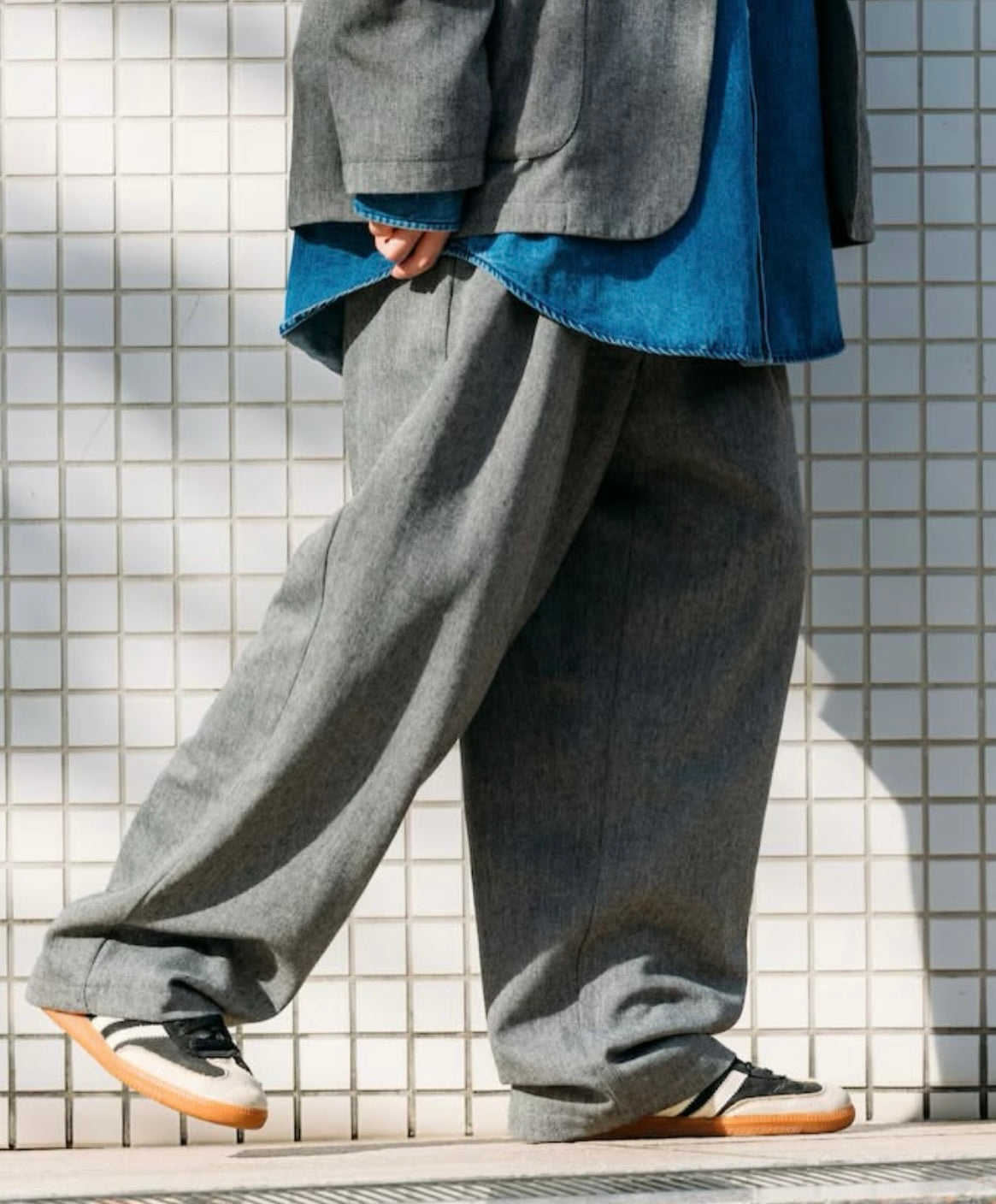 FREAK'S STORE
Relaxed Fit Woolly Jacket and Pants Setup Tailored jacket