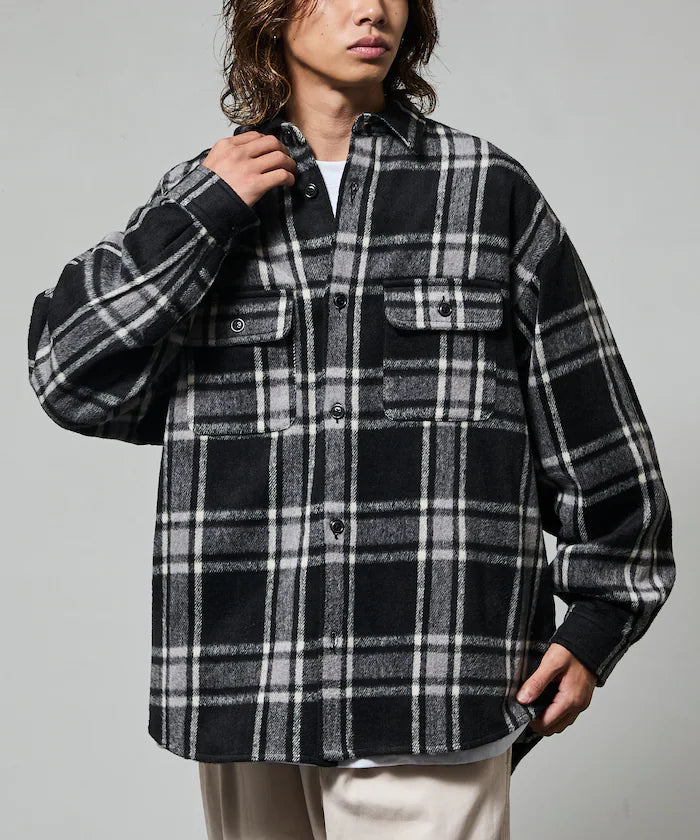 FREAK‘S STORE
Relax Fit Heavy Flannel Check Shirt