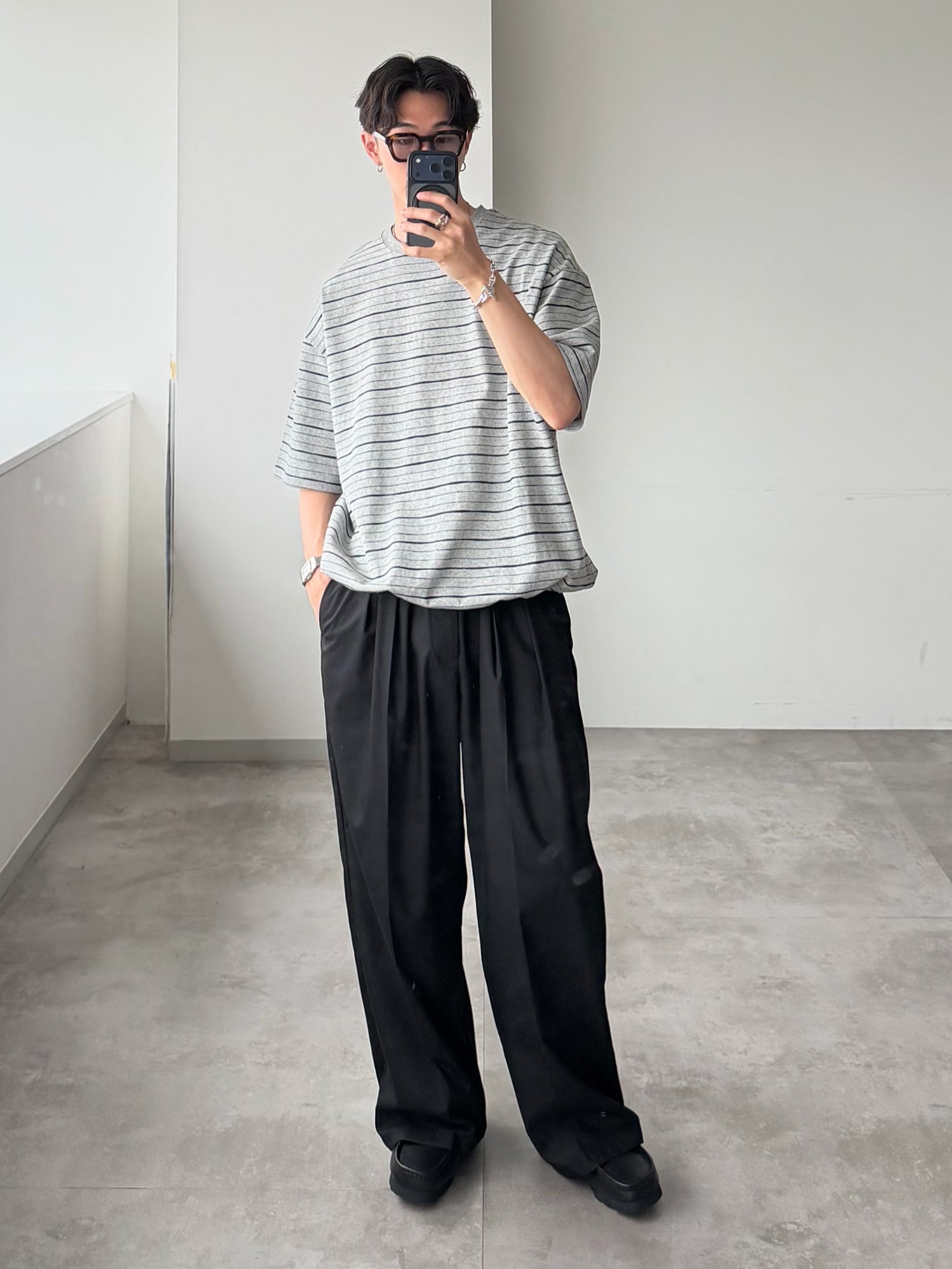 WETTEMPT
SKETCH MULTI BORDER S/S TEE