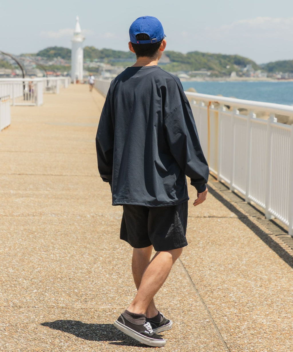 Wide Dad　GRAPHIC SHORTS WITH HATCH