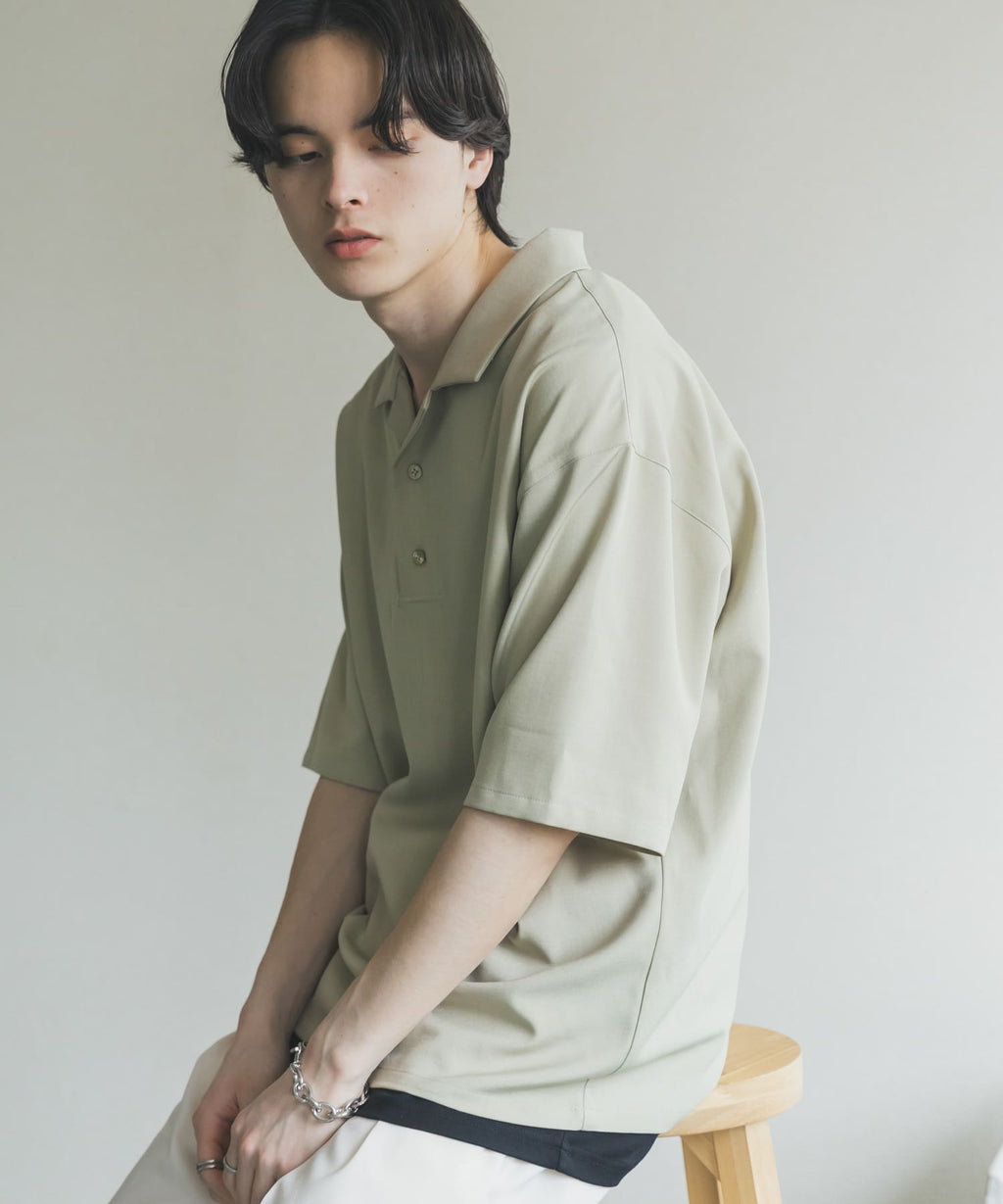Urban Research SENSE OF PLACE
High Twist Pullover Short Sleeve Shirt
