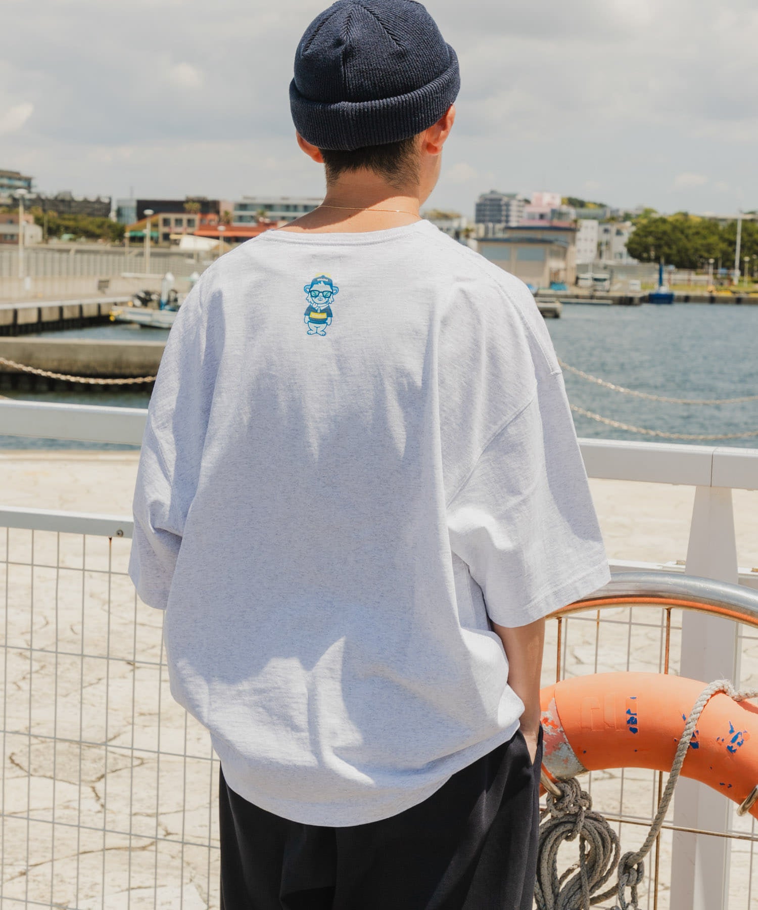 Wide Dad　GRAPHIC T-SHIRTS WITH HATCH