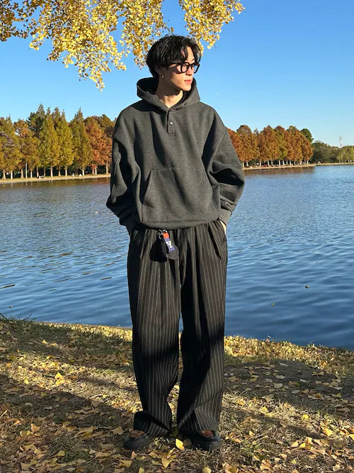 WETTEMPT
2 TUCK EASY STRIPE SLACKS