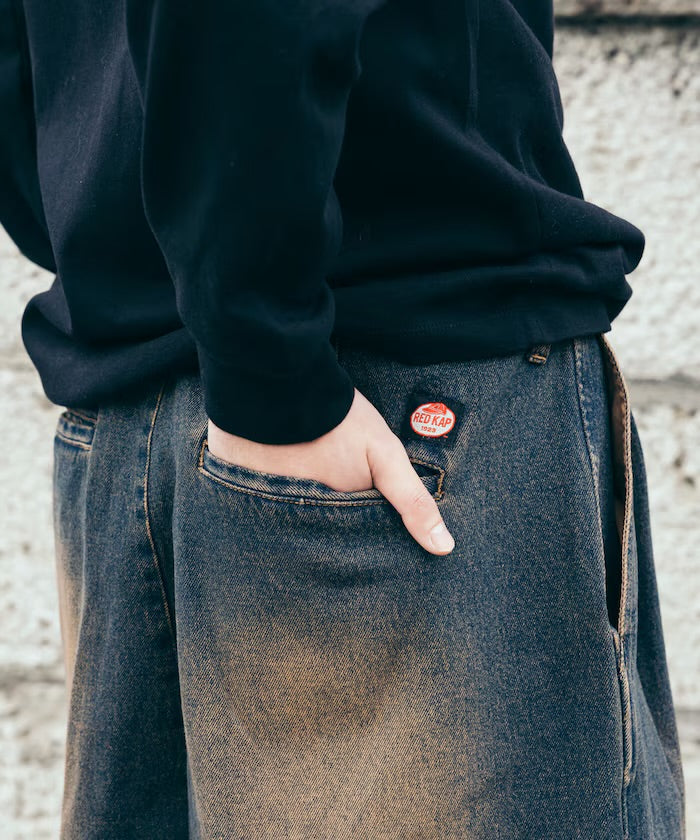 RED KAP
別注 SMU PT-38 2TUCK BAGGY WIDE DENIM PANTS