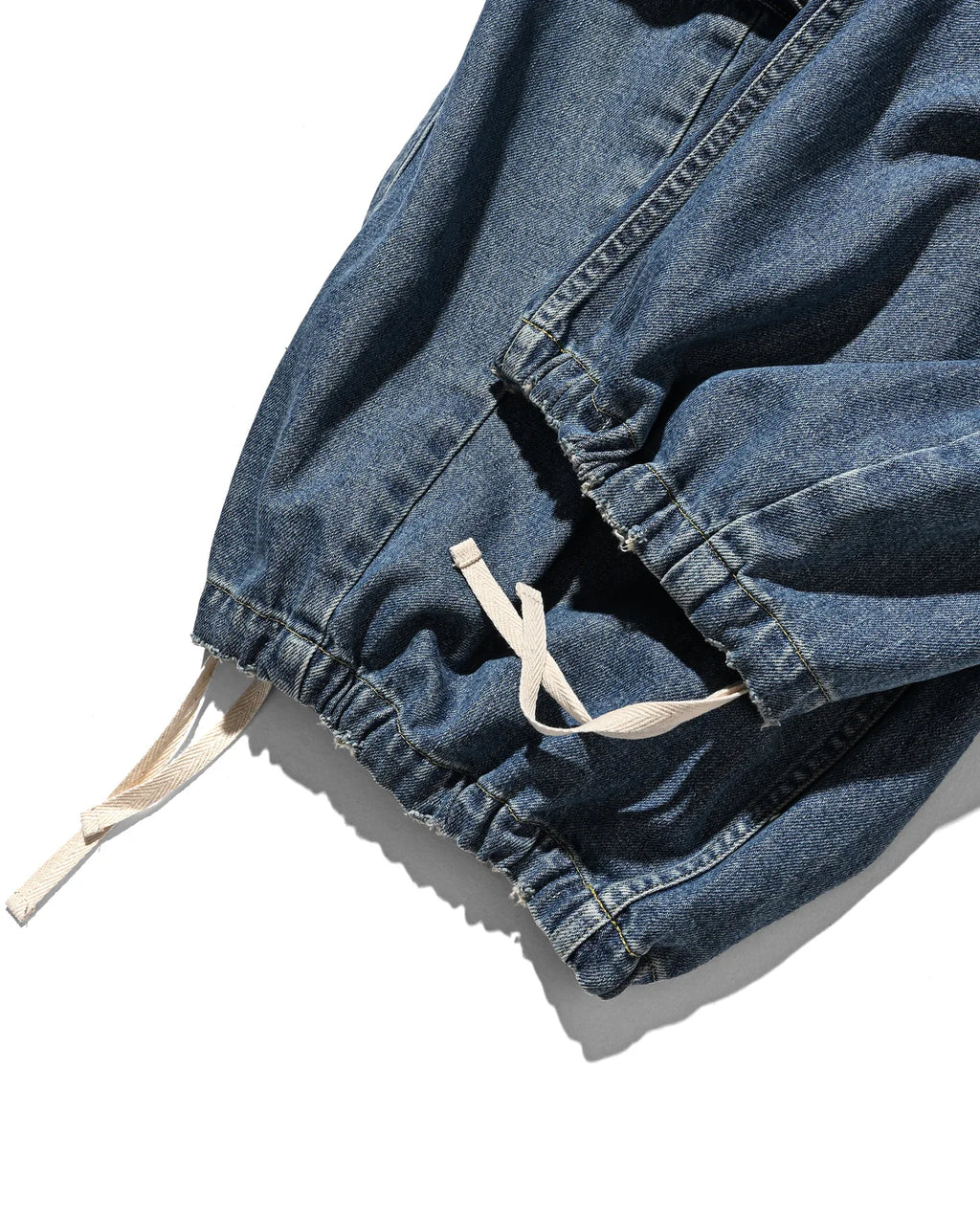 CLESSTE
VINTAGE DYED SELVEDGE DENIM CITY MEGA POCKET BALLOON CARGO PANTS