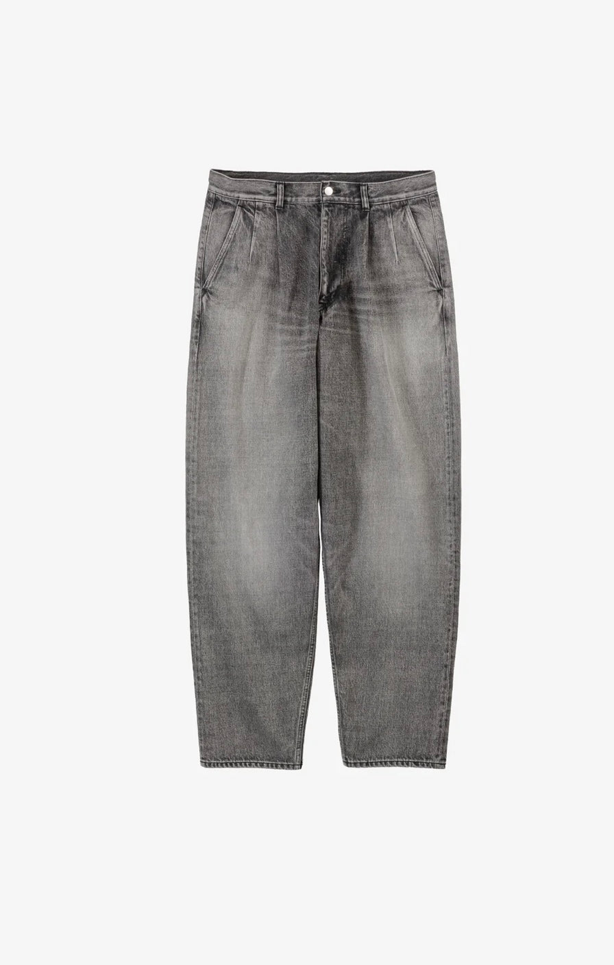 Graphpaper Selvage Denim Two Tuck Tapered Pants -LIGHT FADE-