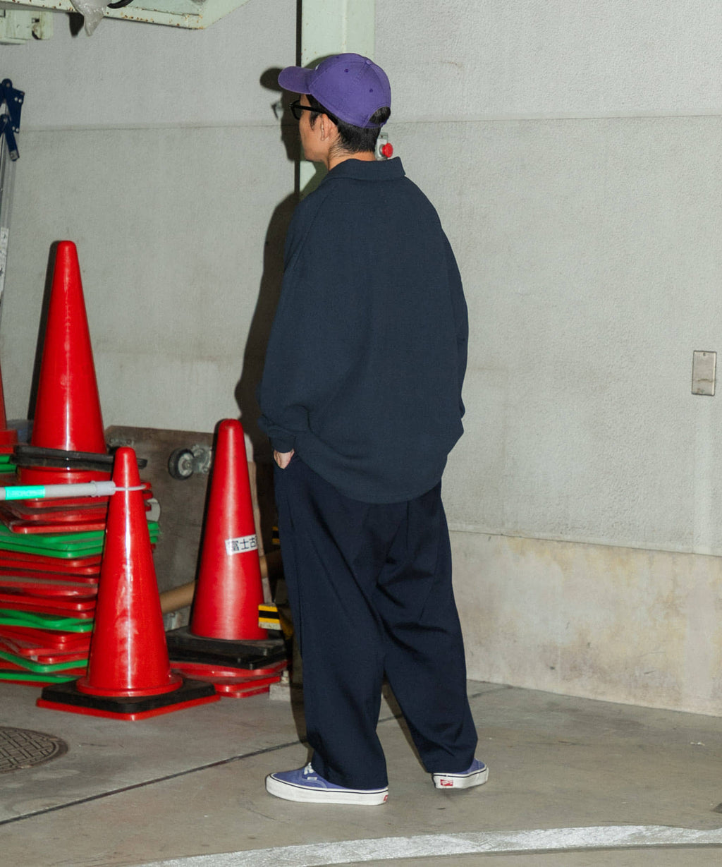 『UR TECH』Wide DAD TECH POLO PULLOVER