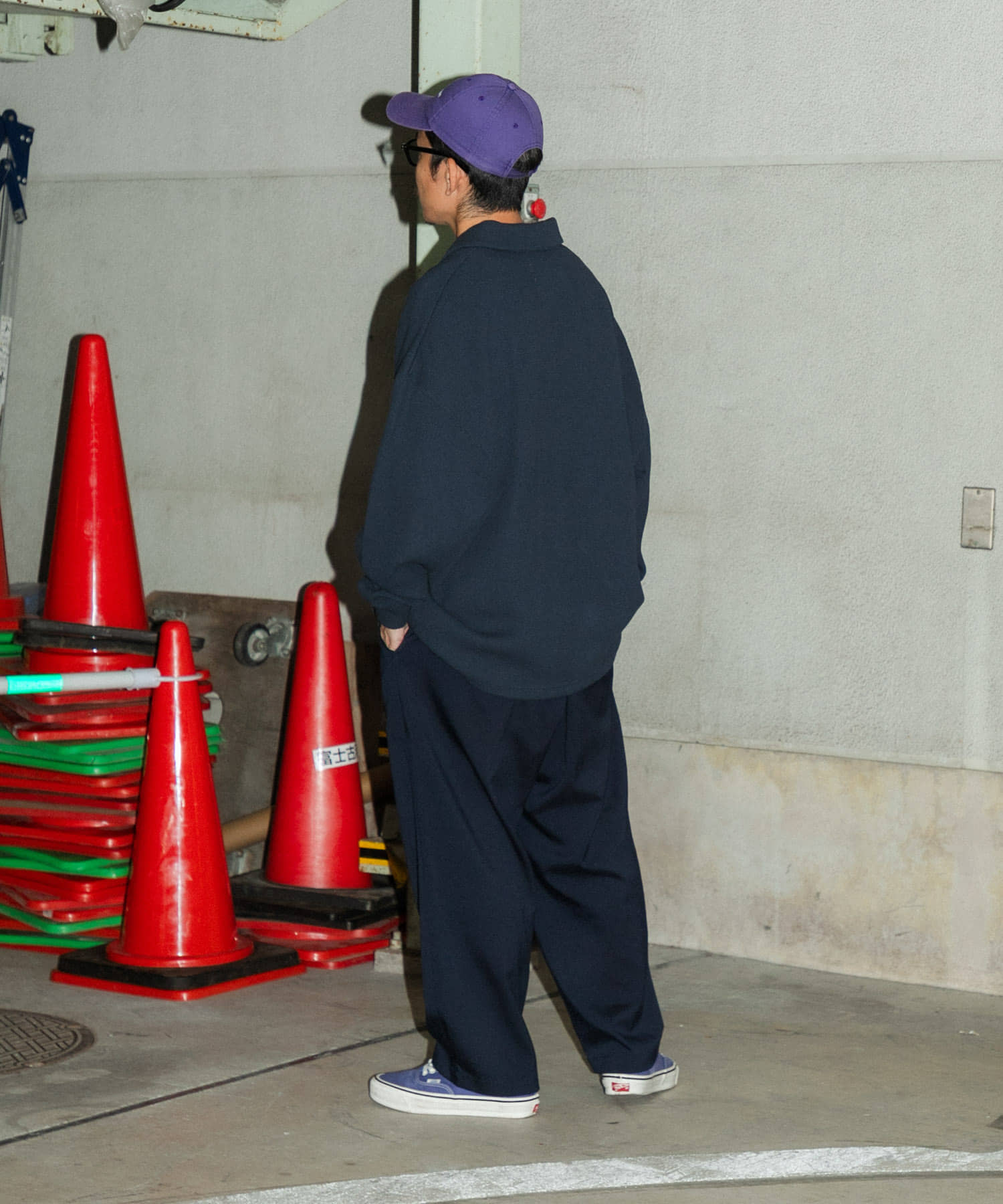 『UR TECH』Wide DAD TECH POLO PULLOVER