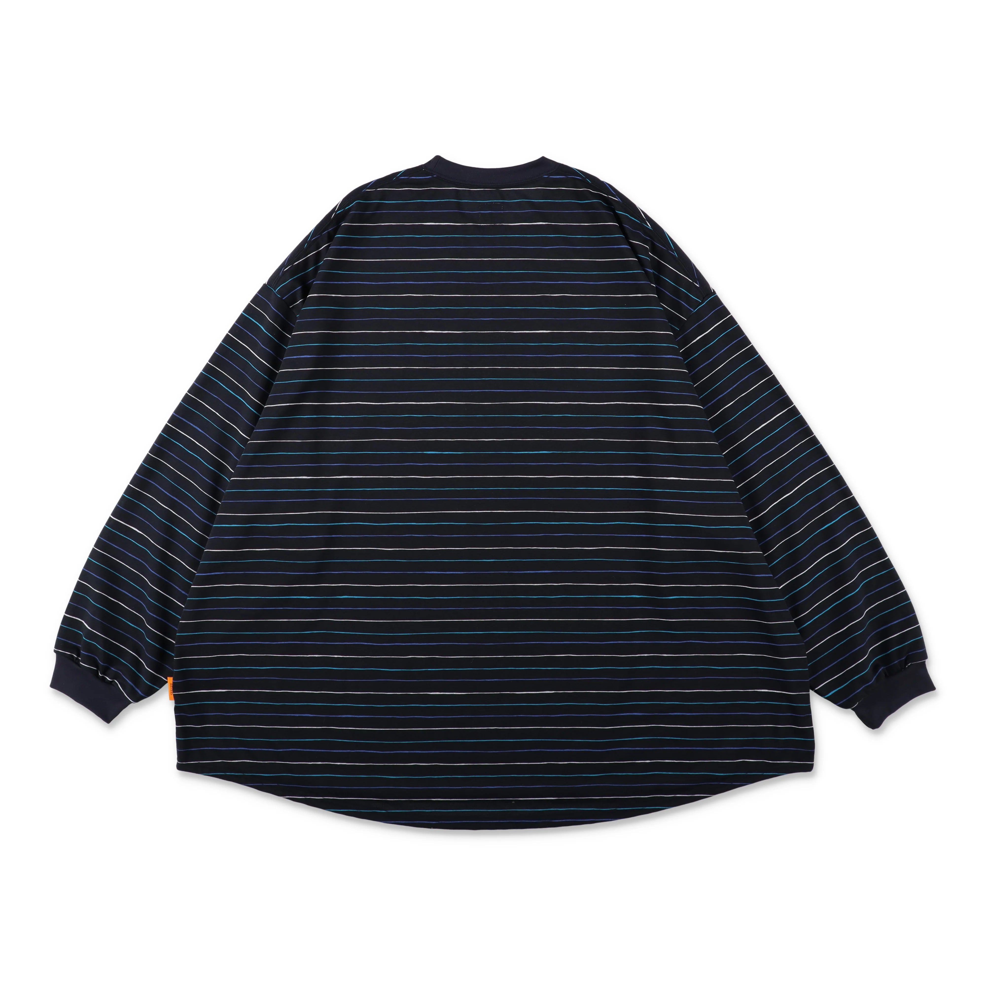 SUPER BIG FLAT SEE SEESEE TEE LONG-SLEEVE - URBS STRIPE – SEESEE