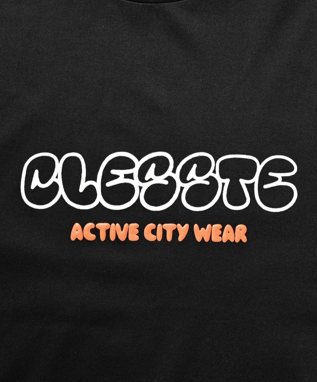 CLESSTE BUBBLE LOGO PRINT MASSIVE T-SHIRT WITH DRAWSTRINGS