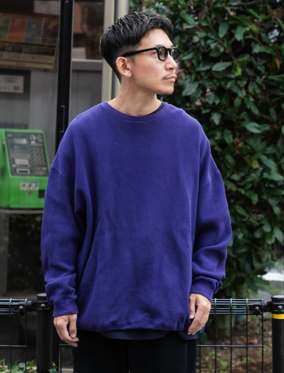 「UR TECH」 Wide Dad TECH CREW PULLOVER
