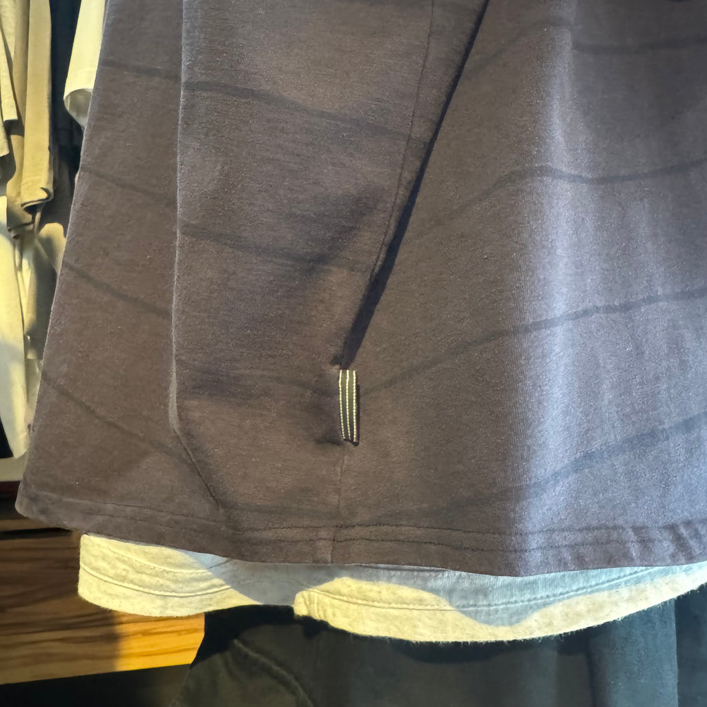 S.F.C SIDE STRIPE SUPER BIG LS TEE (DISCHARGED) NAVY 【SFCFW25CS06】(N)