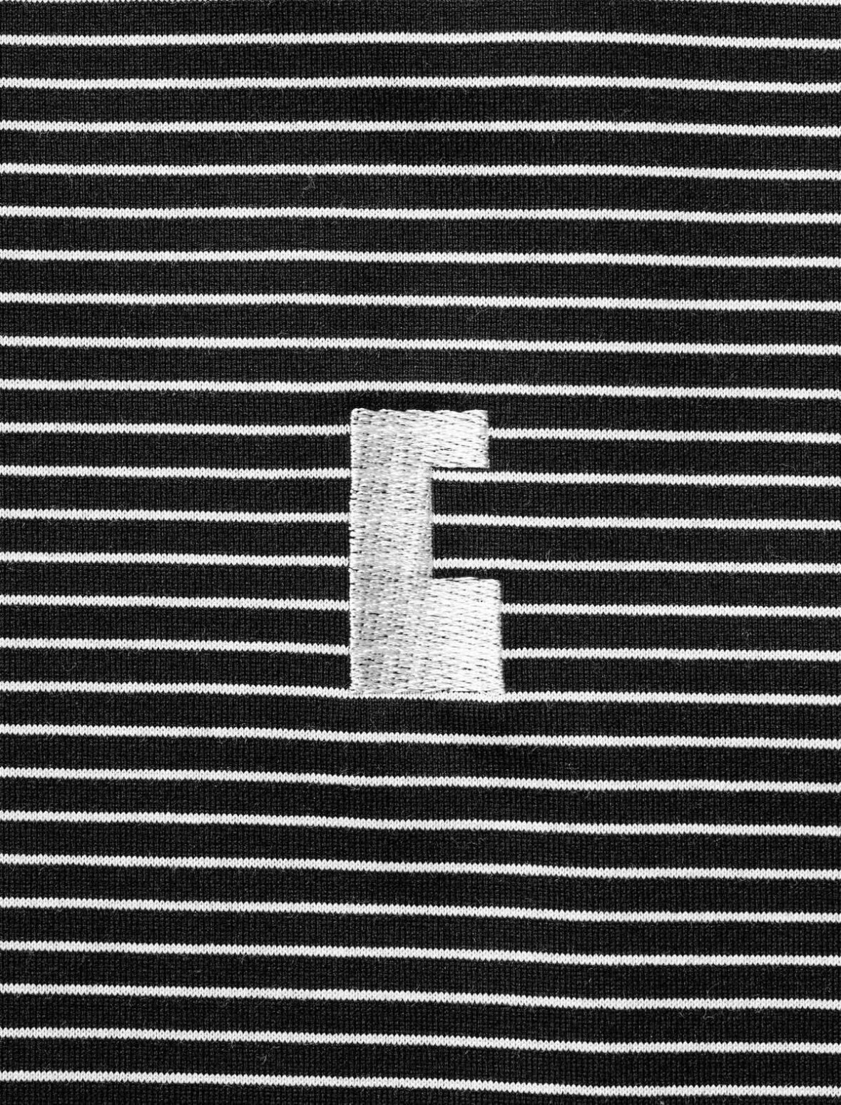 CLESSTE
”C“STRIPED MASSIVE T-SHIRT WITH DRAWSTRINGS