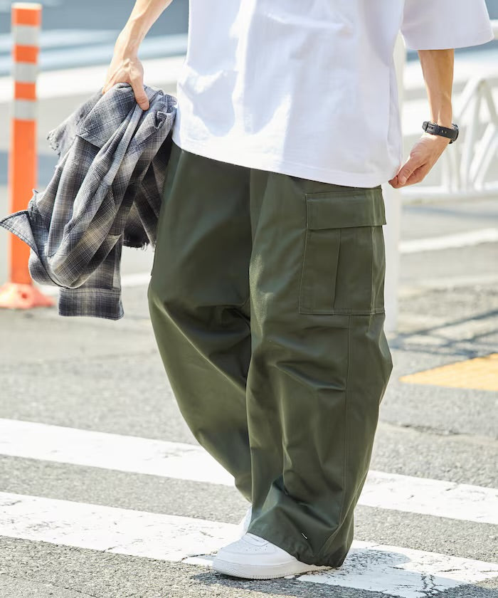 新款預訂 FREAK'S STOREWide silhouette vintage style cargo Pants [Limited products]
