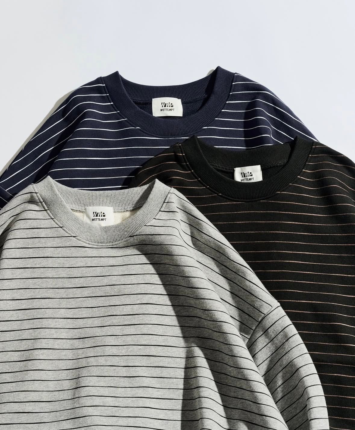 WETTEMPT/ ウィテンプト
HEAVY WEIGHT BORDER SWEAT