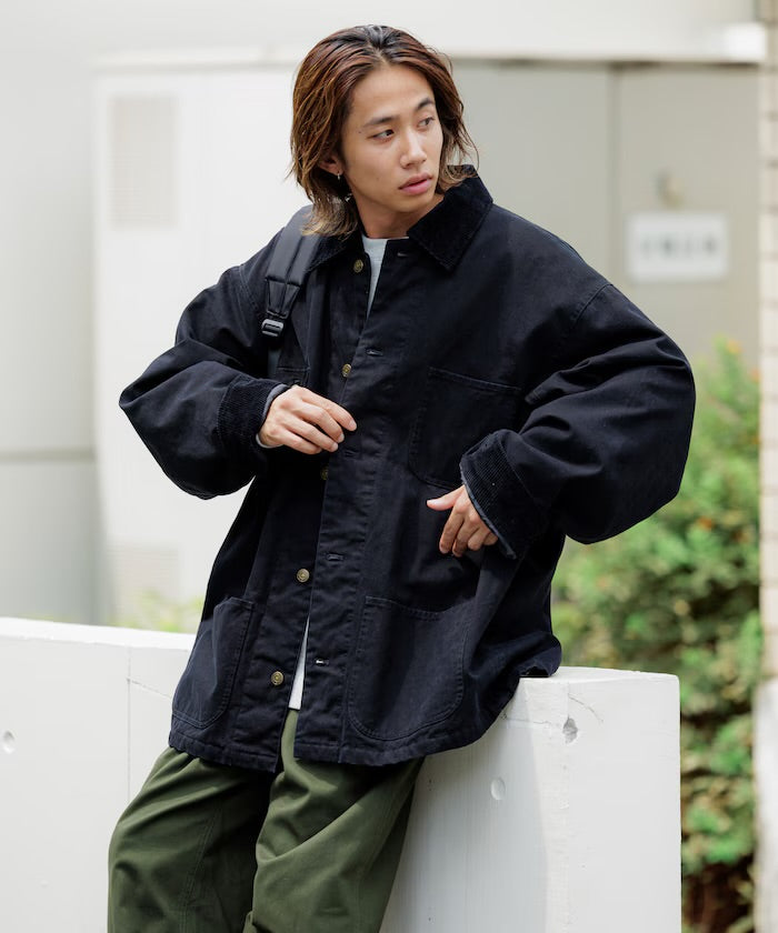 FREAK‘S STORE
Oversized Corduroy Duck Coverall Jacket [Limited products]