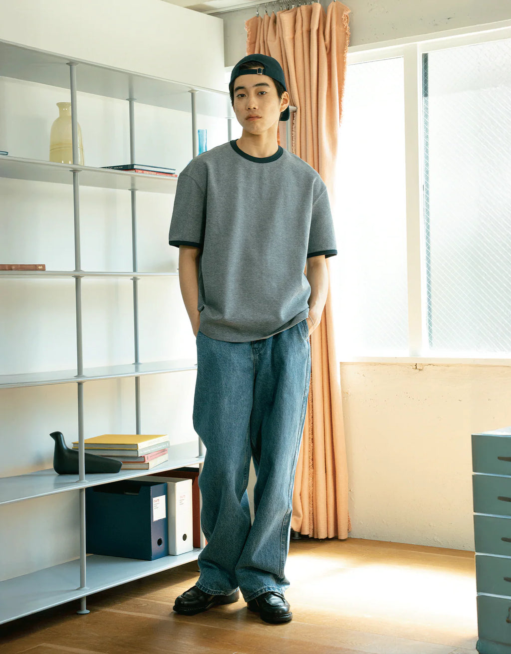 BONBON BLUETOWNTOKOY
Loose-fit ringer T-shirt